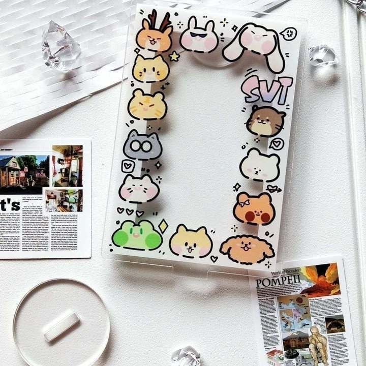 Seventeen SVT Acrylic Photocard Holder Display Stand (Pre Order)