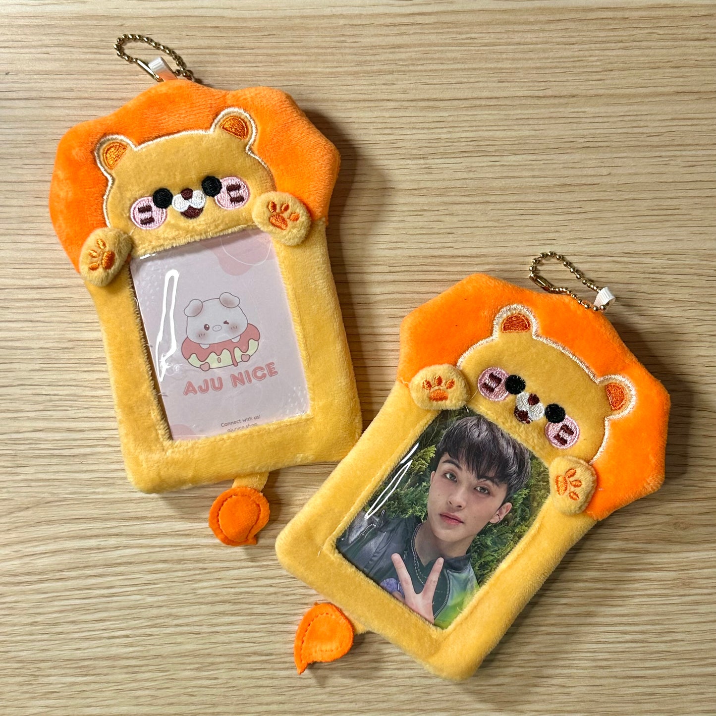 Plush Lion Photocard Holder