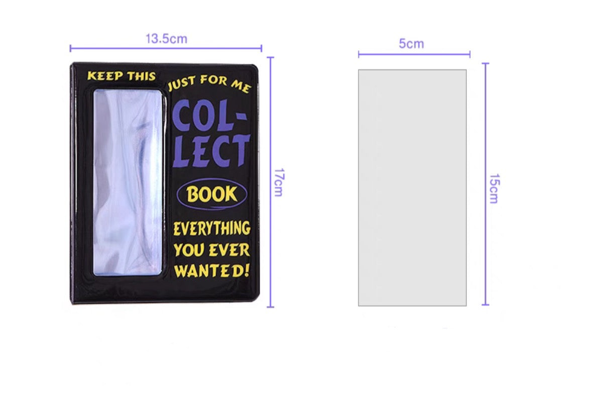 Collect Book/Binder for Life4cuts, Photosim, Bookmarks, and Film Strips