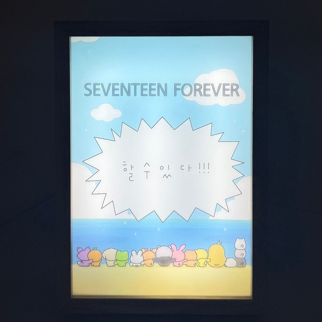 Seventeen miniteen LED Photo Frame Art Frame (Pre-Order)