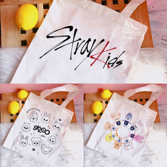 Stray Kids SKZOO Inspired Canvas Tote Bag (Pre Order)