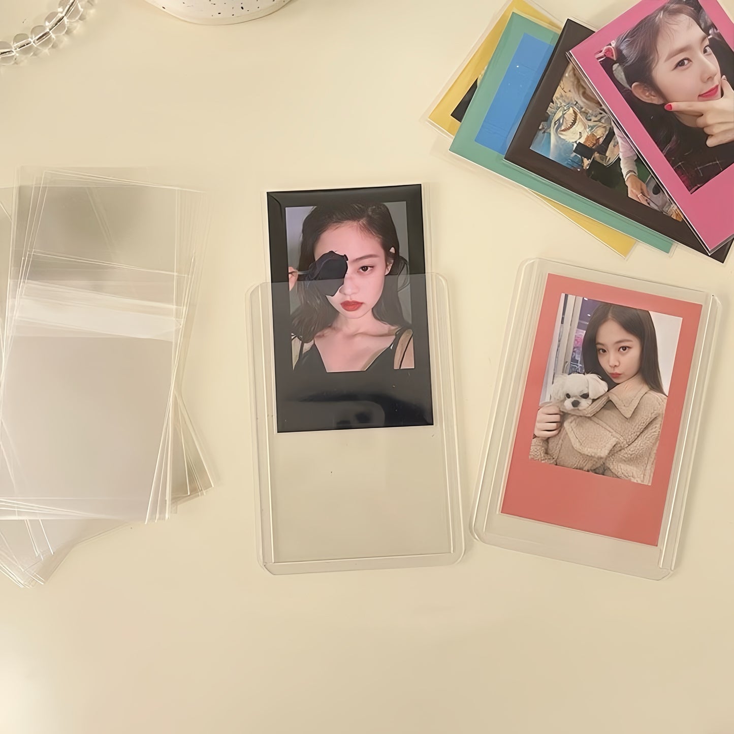 Kpop Idol Photocard Clear Compact Toploaders (pre-order)