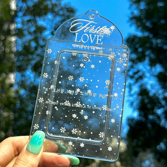 PVC Clear Photocard Holder - First Love