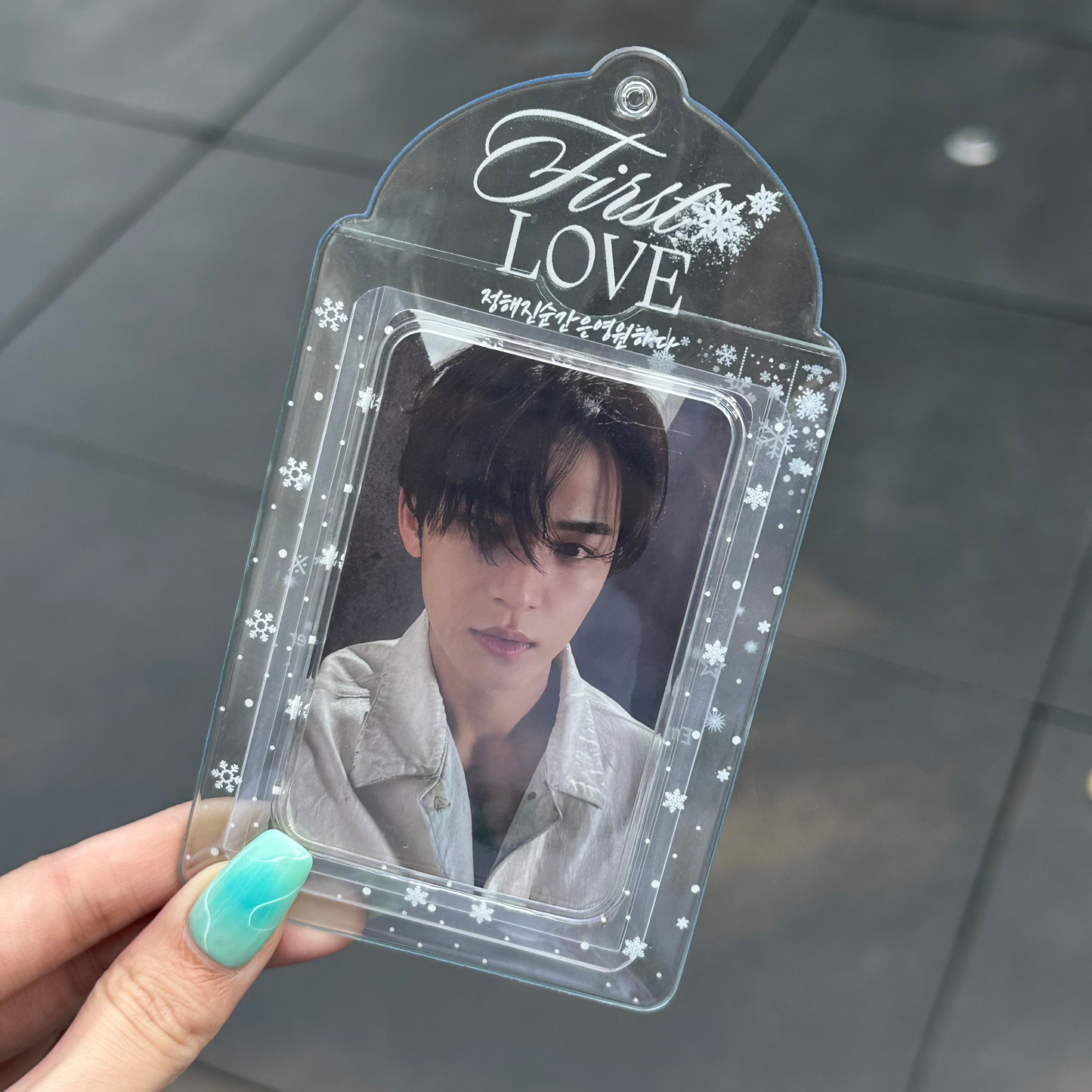 PVC Clear Photocard Holder - First Love