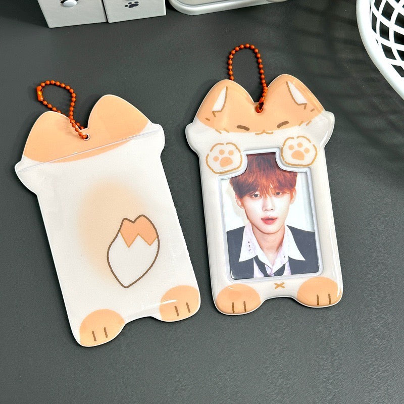 PVC Kpop Photocard Holder - Bunny/Dog/Cat/Hamster/Tiger/Fox