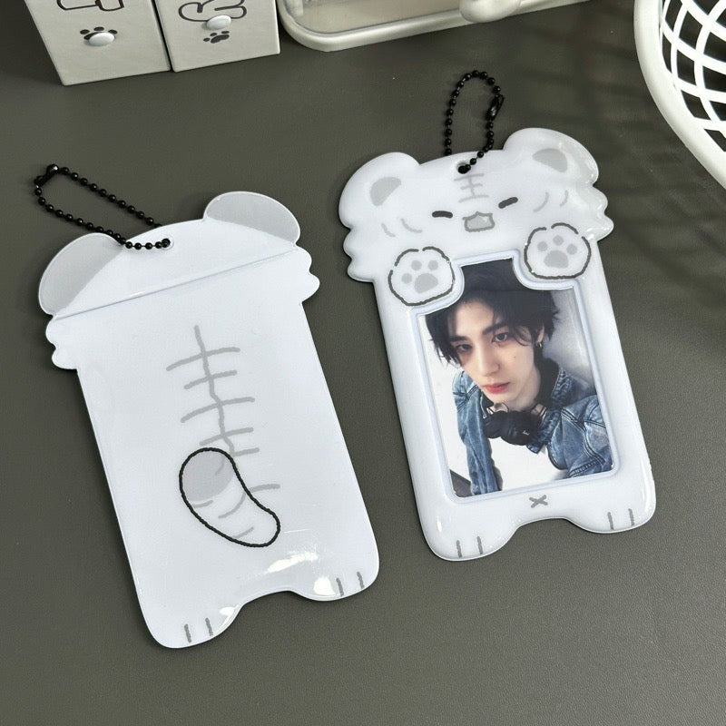 PVC Kpop Photocard Holder - Bunny/Dog/Cat/Hamster/Tiger/Fox