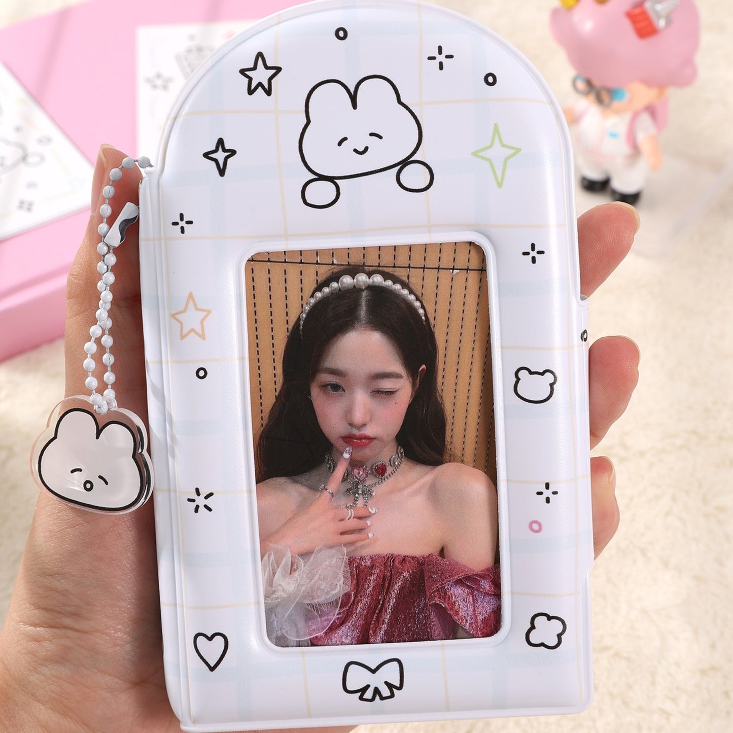 PVC Kpop Photocard Small Binder - Kitty/Bunny