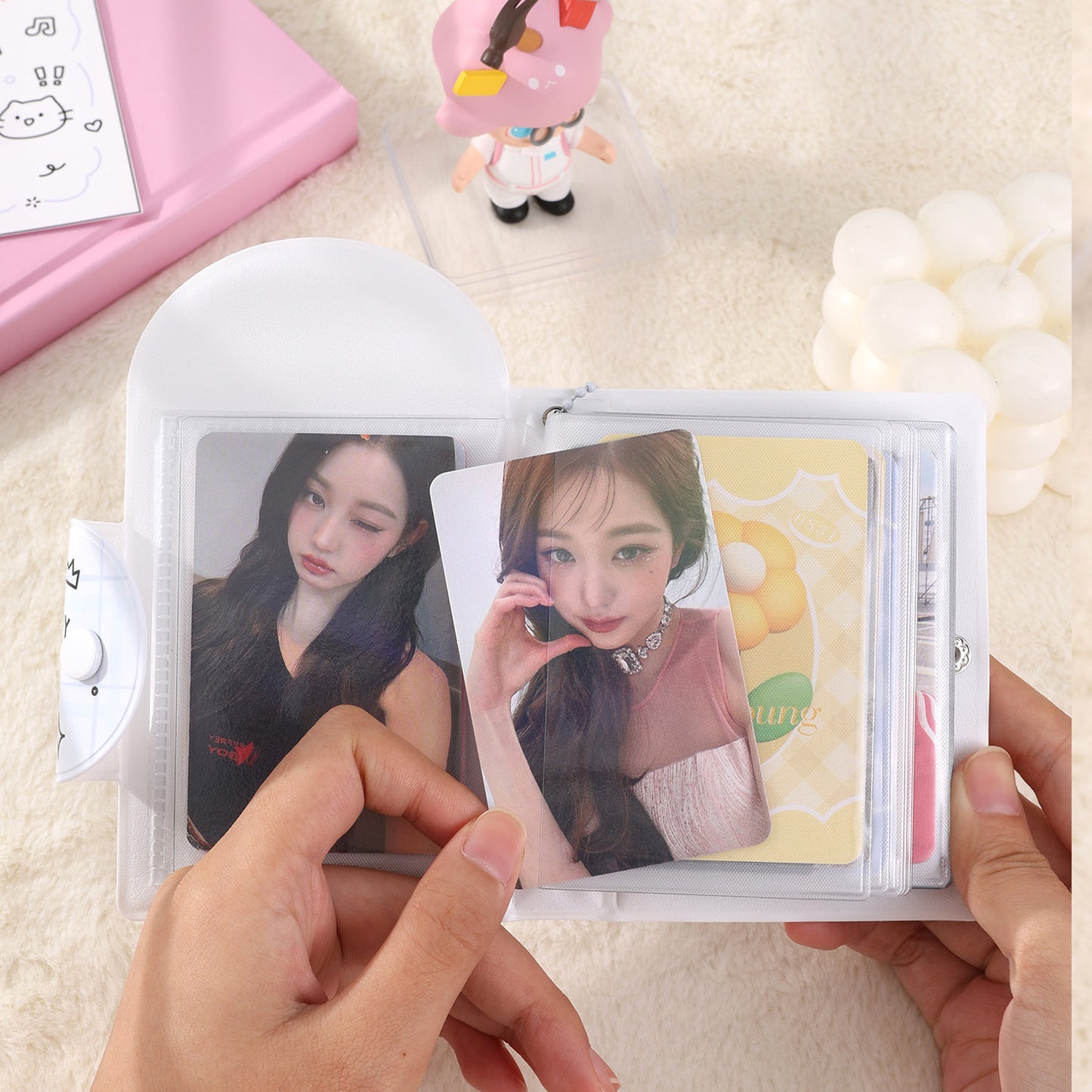 PVC Kpop Photocard Small Binder - Kitty/Bunny