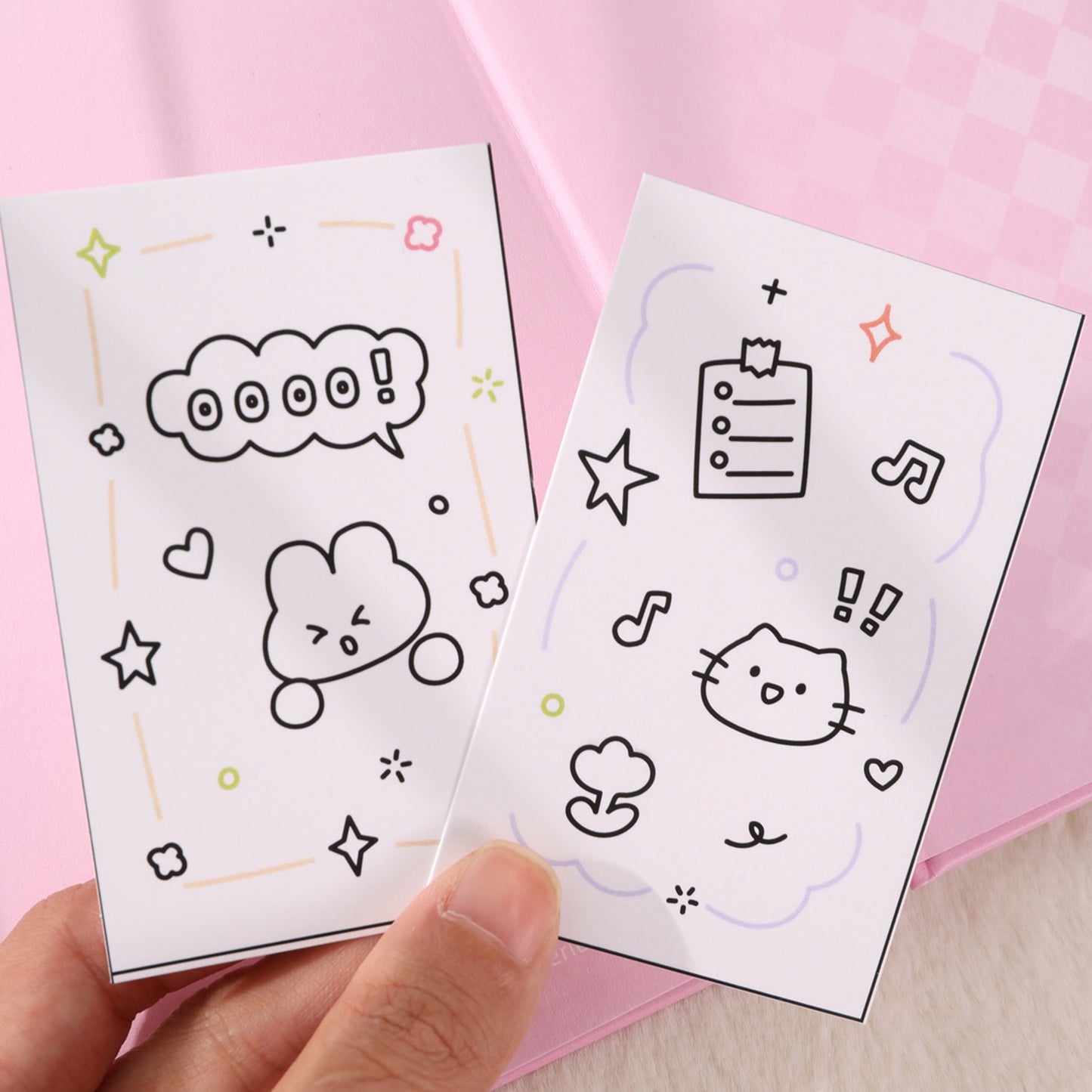 PVC Kpop Photocard Small Binder - Kitty/Bunny