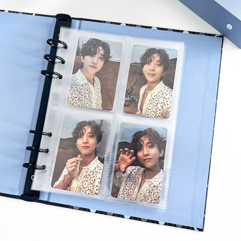 Kpop Photocard A5 Binder - Plaid Pattern