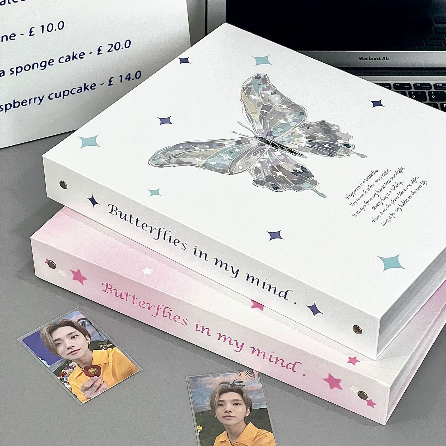 Kpop Photocard A4 Binder Photocard Album - Butterfly