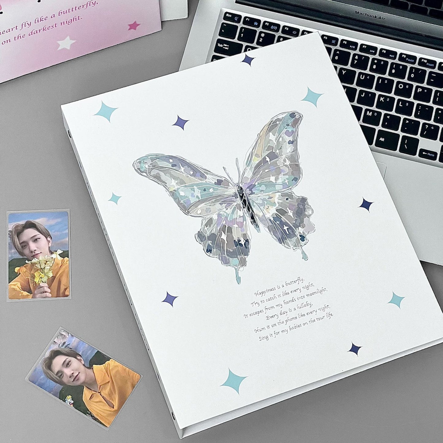 Kpop Photocard A4 Binder Photocard Album - Butterfly