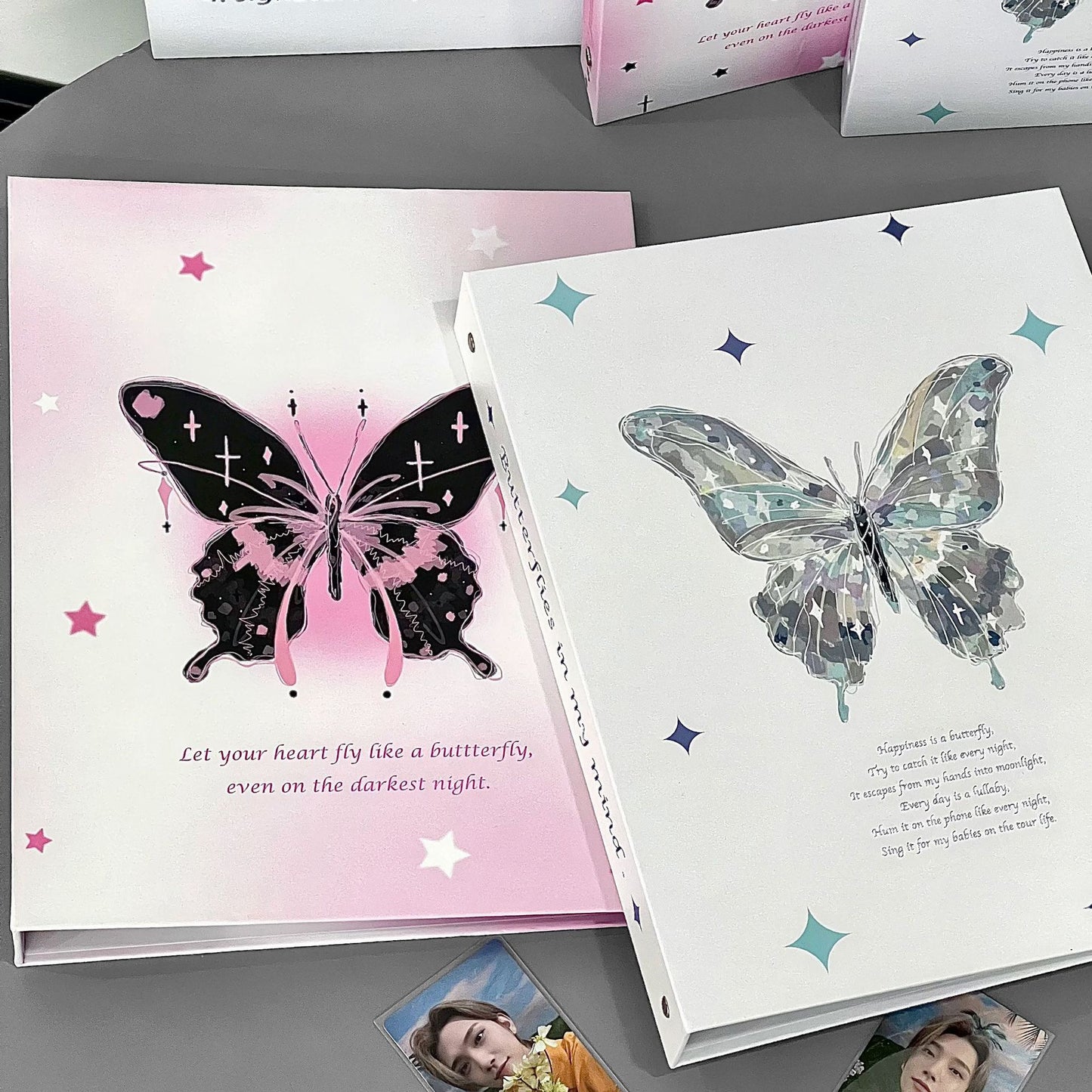 Kpop Photocard A4 Binder Photocard Album - Butterfly