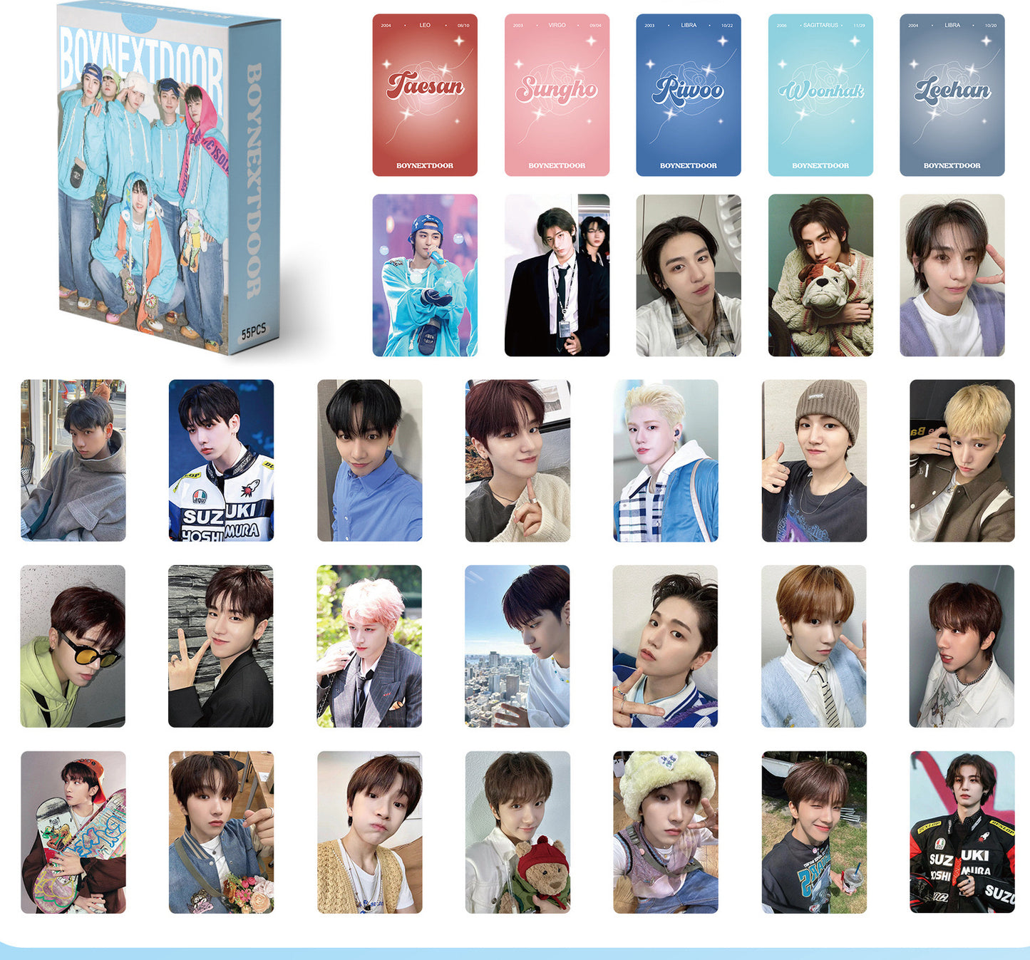 Kpop Photocards 55 pieces- BOYNEXTDOOR