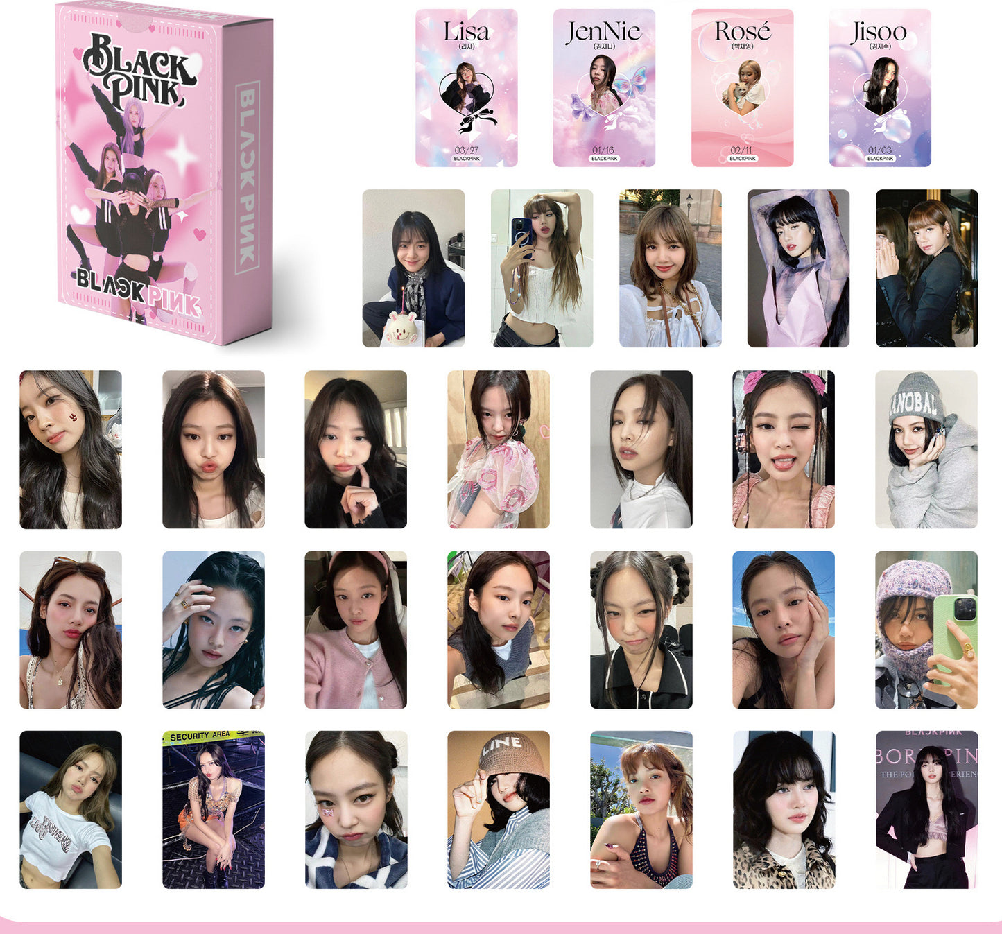 Kpop Photocards 55 pieces- BLACKPINK (pre-order)