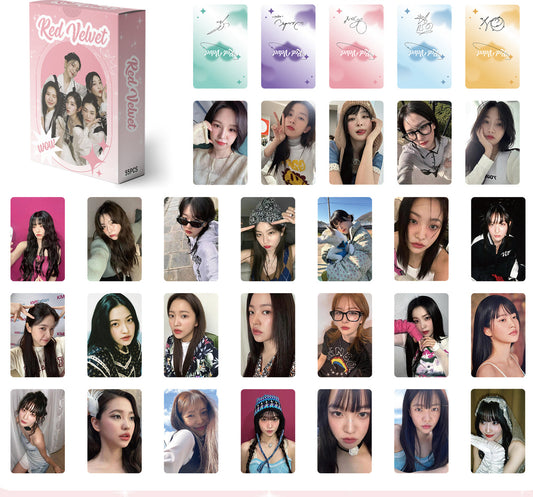 Kpop Photocards 55 pieces- RED VELVET (pre-oder)